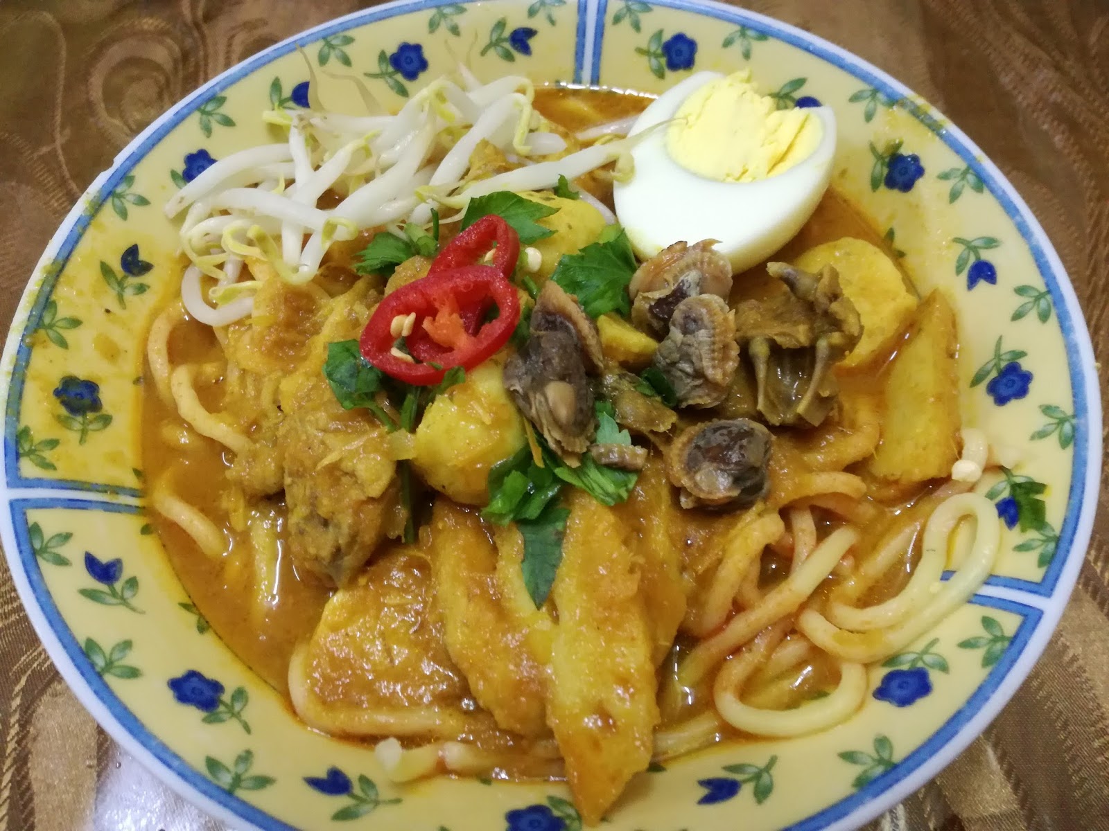Resepi Mee Kari Ayam Simple - Kebaya Lurik