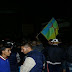 بلطجي مخزني  يحاول حرق العلم الأمازيغي خلال وقفة احتجاجية بميضار