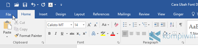 Cara Buka Dokumen Word 2013/2016 di Word 2007/2003