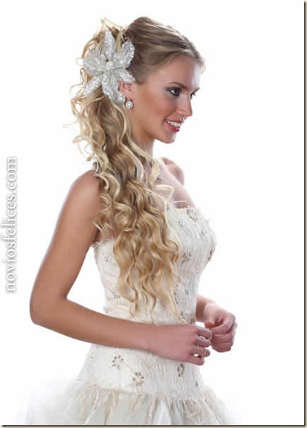 peinados  de novias largos1