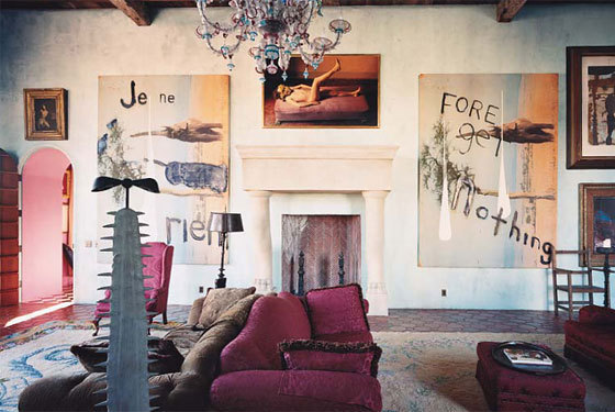 Home of Julian Schnabel, Palazzo Chupi Penthouse, NYC 