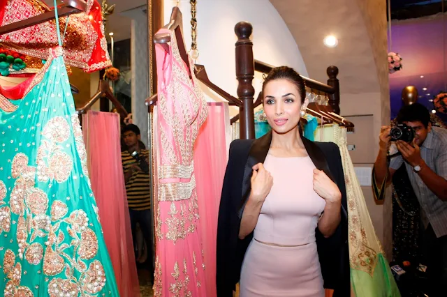 Malaika Arora Khan during the launch of store Anj Kouture in Mumbai