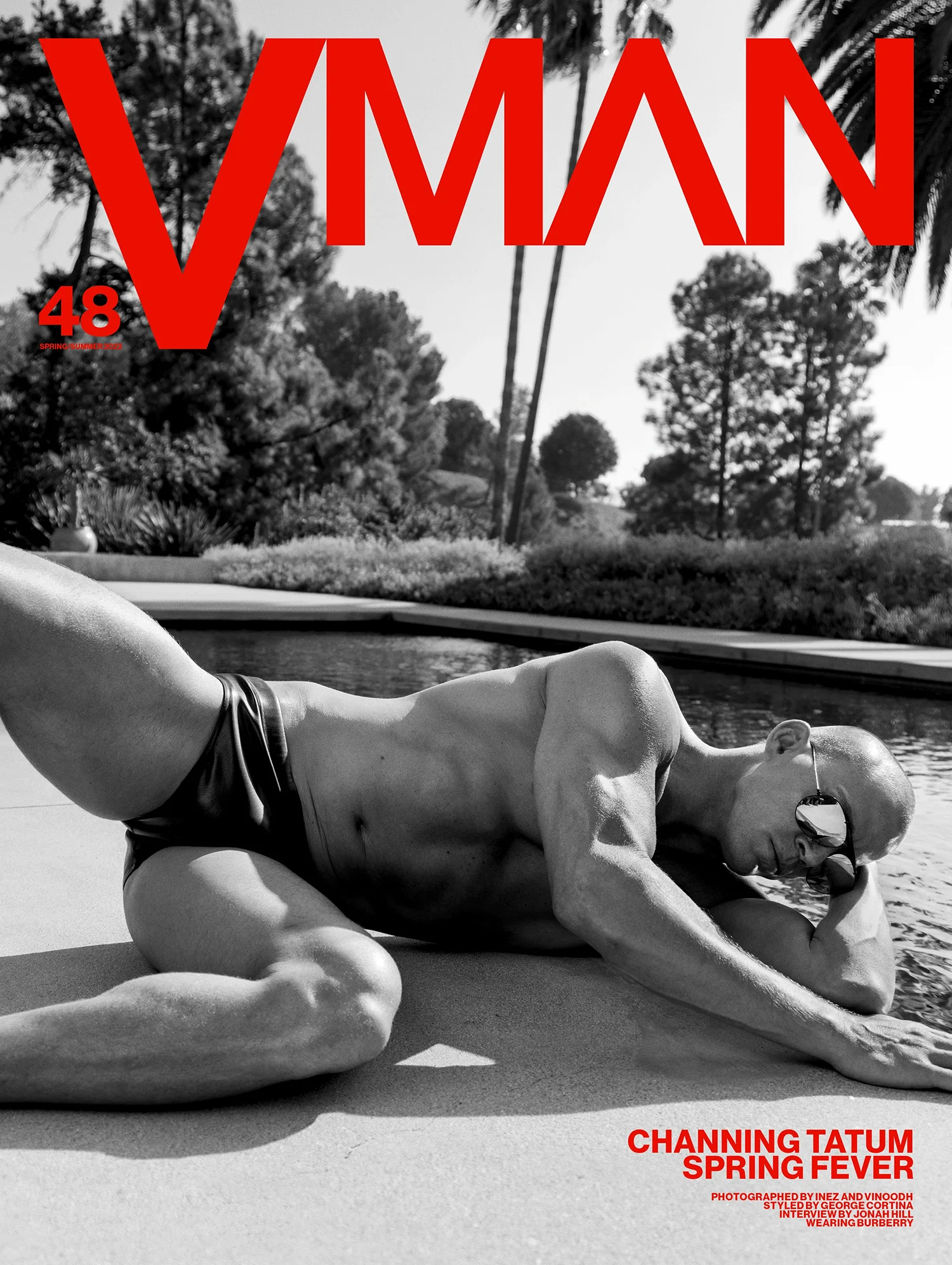 Channing Tatum covers VMan Spring/Summer 2022 by Inez and Vinoodh