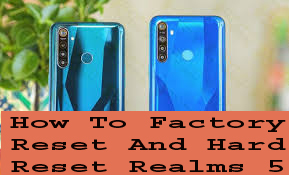 How To Factory Reset And Hard Reset Realms 5 and 5 Pro 1