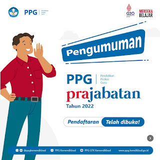 Pengumuman PPG Prajabatan Tahun 2022 - www.pengajarpedia.com