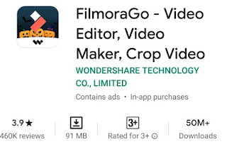 Filmora app , top 10 video editing apps