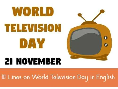 10 Lines on World Television Day in English