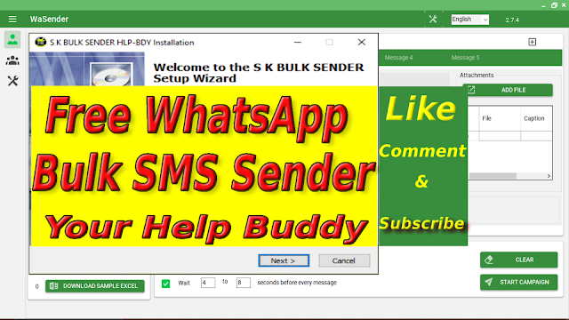 How To Send Free WhatsApp Auto Bulk messages || WhatsApp Marketing Software || Your Help Buddy