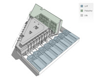 Assonometria del progetto Easydora a Torino