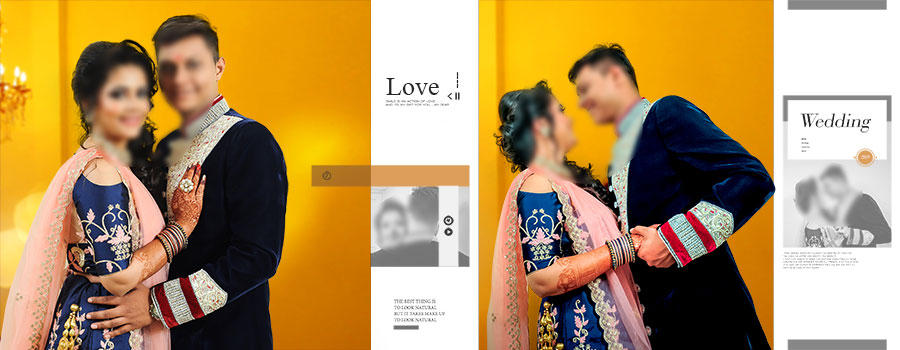 New Wedding Album 12x36 PSD Templates Vol-05