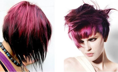 purple hair color style trend for winter 2012