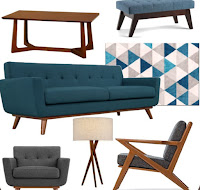 The Ultimate in Affordable MCM Living Room Wishlist