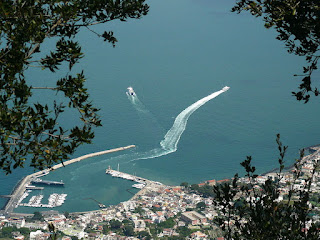 A view across the harbour at Casamicciola, which stands on the northern coastline of Ischia