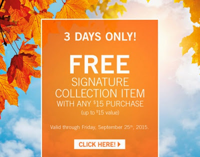 Bath & Body Works Free Signature Collection Item Coupon
