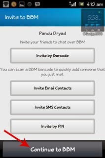 Langkah langkah menginstal BBM untuk Android