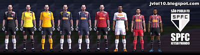 Kit do São Paulo 2011, é um clube brasileiro de futebol que atualmente disputa a Série A do Campeonato Brasileiro para PES 2012 Download, Baixar Uniforme do São Paulo 2011 para PES 2012