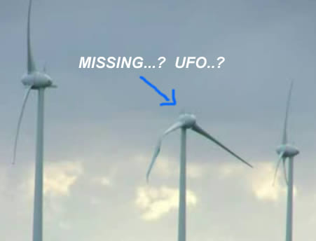 Ufo Hits Wind Turbine Image