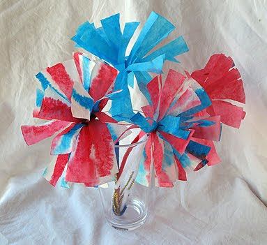 Firework Craft Ideas Kids on Crafts For Kids   4th Of July Coffee Filter Fireworks Flower Craft