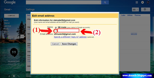 gmail with send mail as feature