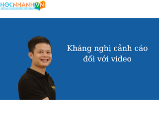 Kháng nghị cảnh cáo đối với video