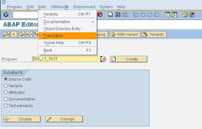 Language Translation Tool for SAP Technical Objects