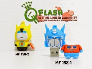 flashdisk rubber transformer | aneka flashdisk unik