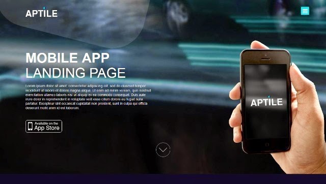 Aptile - Mobile App Landing template