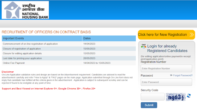 National Housing Bank Recruitment 2023 : ರಾಷ್ಟ್ರೀಯ ವಸತಿ ಬ್ಯಾಂಕ್ ನೇಮಕಾತಿ 2023.