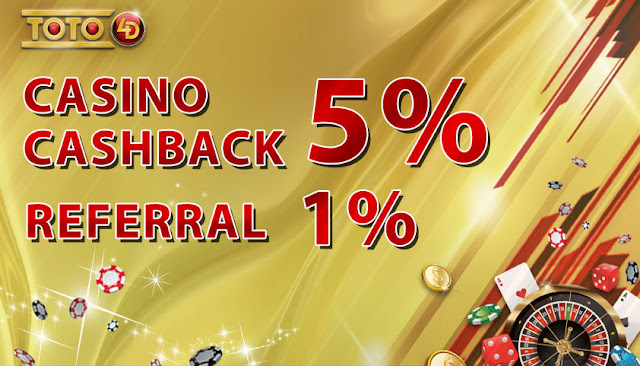 Bonus Cashback dan Referral Di Toto4D