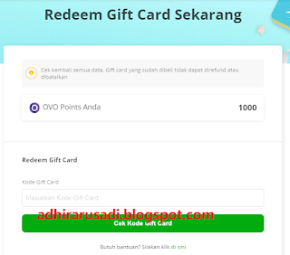 cara menggunakan egift tokopedia