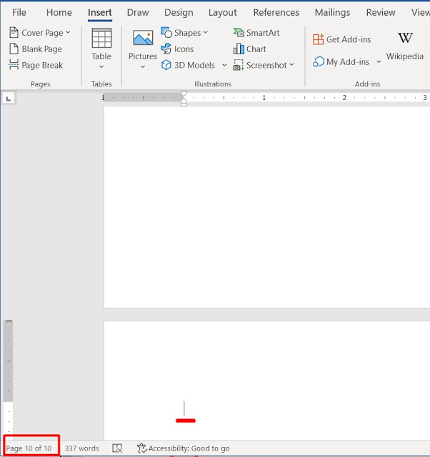 page break in ms word 2