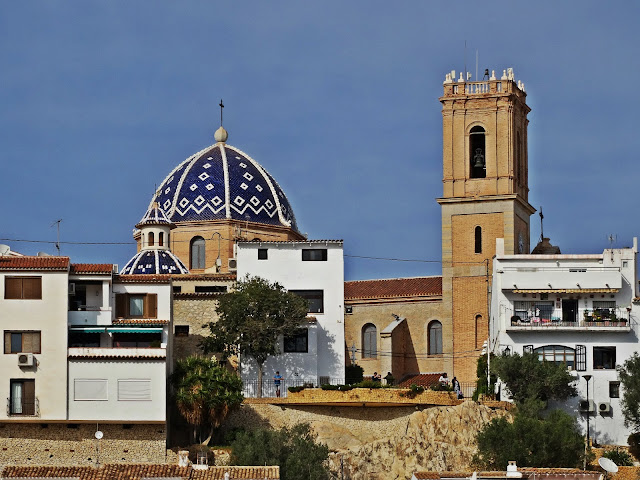 Altea miasto na Costa Blanca białe domki