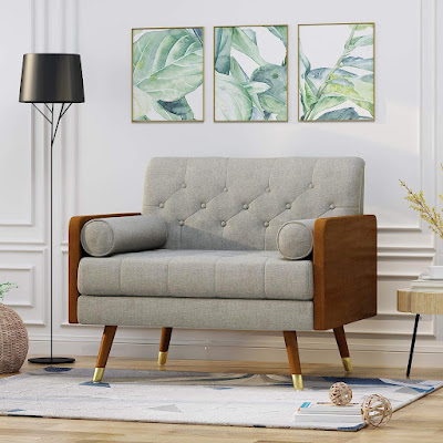 Mid Century Modern Fabric Club Chair Design