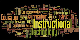 Word cloud of instructional technology terminology.  Source: https://www.flickr.com/photos/26878261@N07/7981461774/