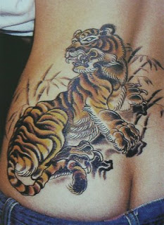 tiger tattoos, tattooing