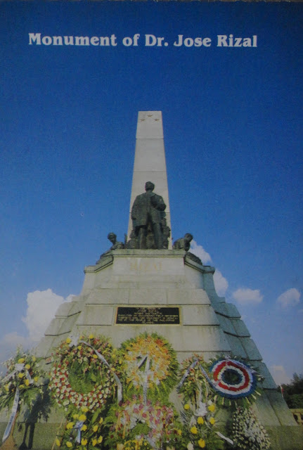 Jose Rizal National Monument postcard