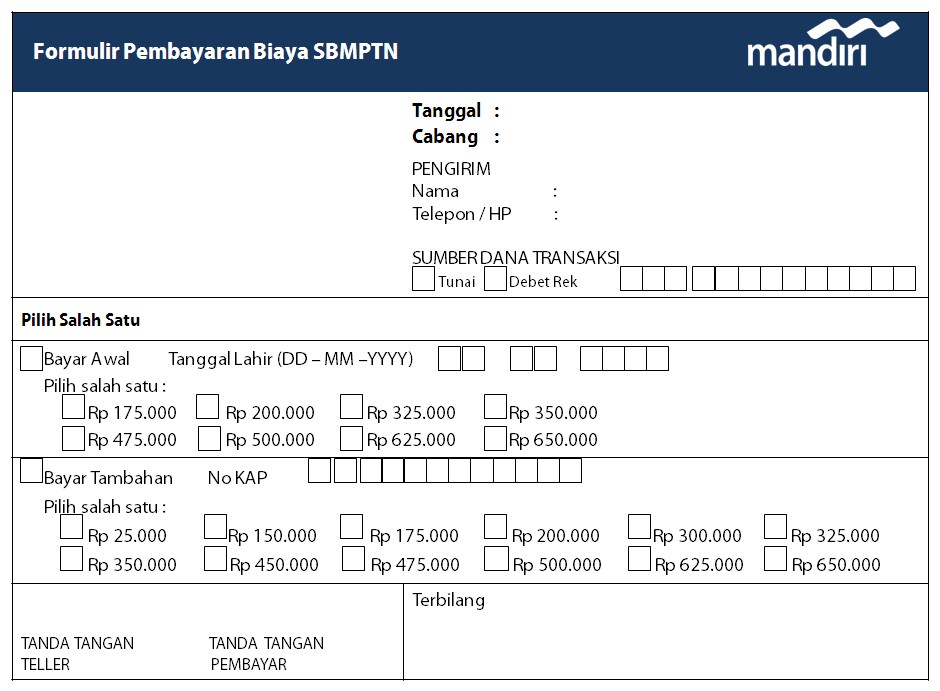 Contoh Formulir Organisasi - Tempat Yes