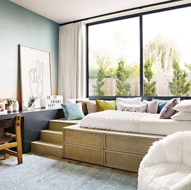 katil serta storan untuk bilik tidur moden - beds and storage for the modern bedroom