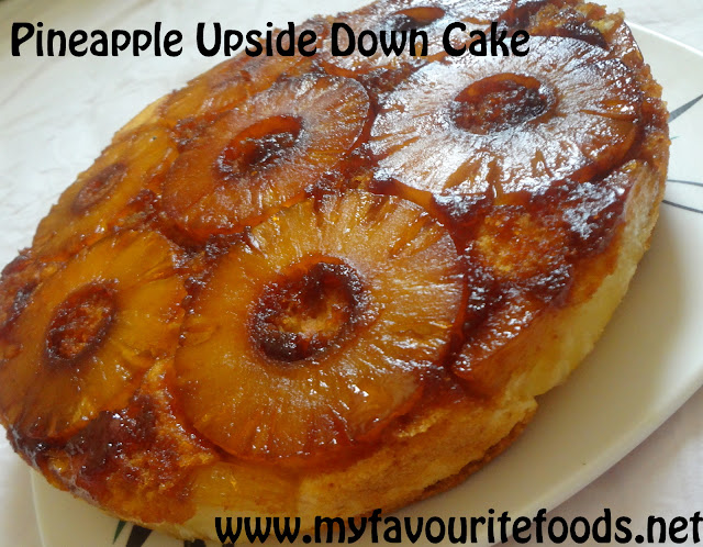 PINEAPPLE UPSIDE DOWN CAKE