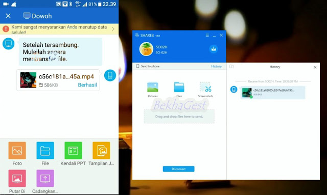 Cara Kirim File Dari Hp Ke Laptop Tanpa Kabel Usb Dengan Mudah Via SHAREit Terbaru Lengkap Dengan Gambar