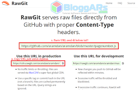 Cara Membuat url Raw dengan Rawgit