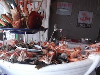 Lobsters Crabs Oysters Langoustines