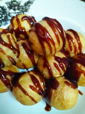 Topping takoyaki