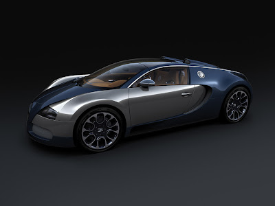 2009 Bugatti Veyron Sang Bleu - Side Angle