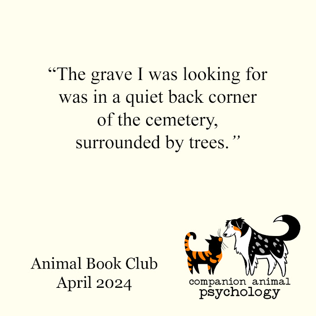 "The grave I was looking for was in a quiet back corner of the cemetery, surrounded by trees."