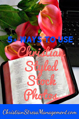 How to use Christian styled stock photos