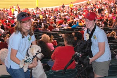 Jillian Frost and Katie Irving with pups Ruffle and Dakota