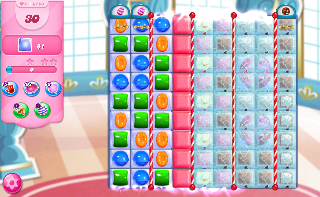 Candy Crush Saga level 6753