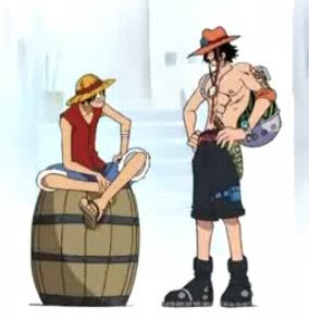 luffy vs ace outline