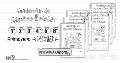 Cuadernillo de Repaso Escolar Primaria - Primavera - 2018